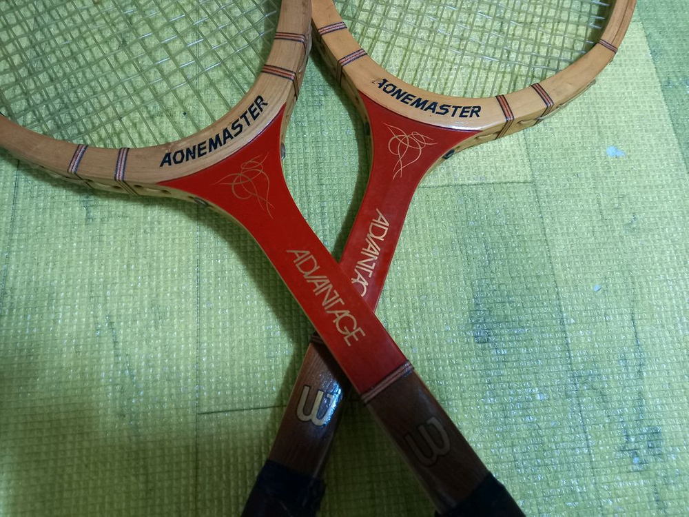 빈티지 골동품 윌슨 우드 테니스라켓 각 79000원 이미지