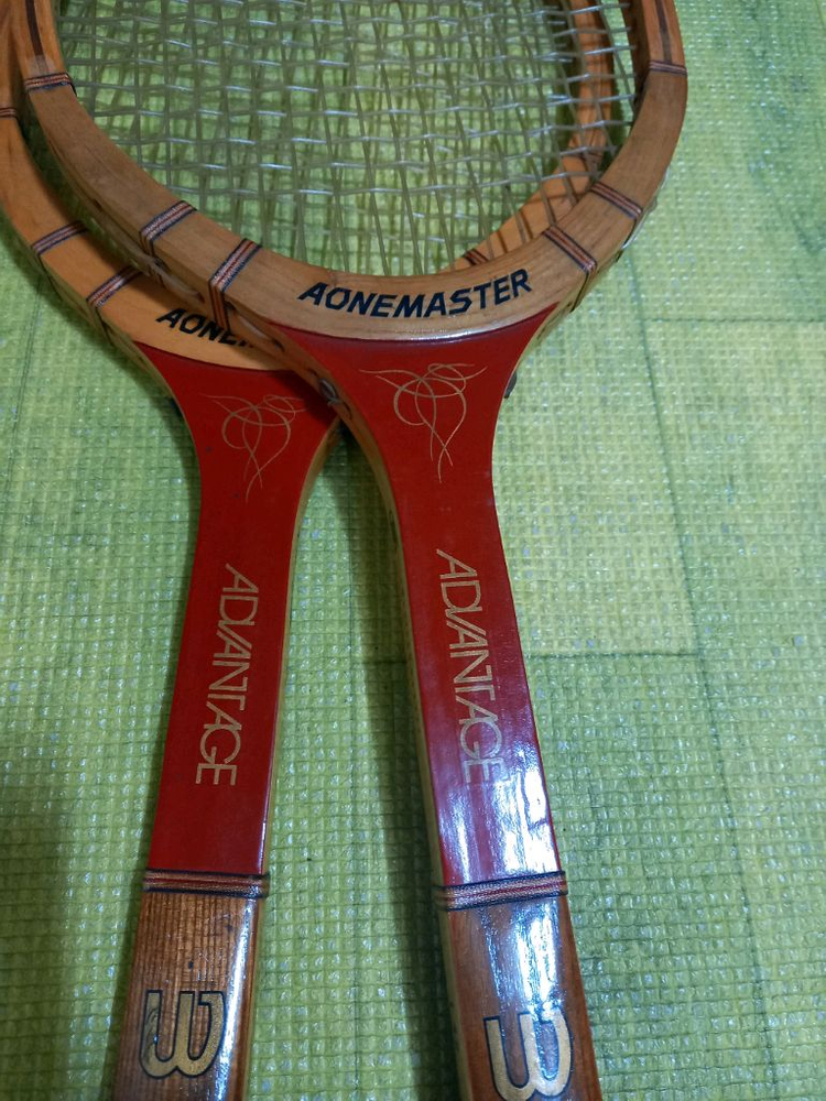 빈티지 골동품 윌슨 우드 테니스라켓 각 79000원 이미지