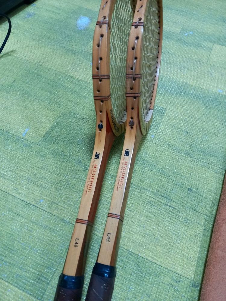 빈티지 골동품 윌슨 우드 테니스라켓 각 79000원 이미지