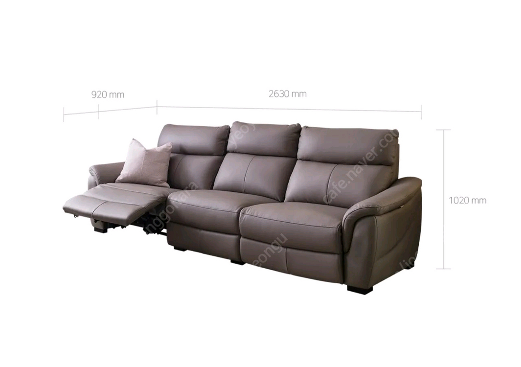 에몬스가구 시에나 4인 전동 리클라이너 소파 코코아 컬러 판매합니다.--8