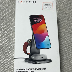 Satechi Qi2 15W 3in1 맥세이프 무선충전기(애플워치)