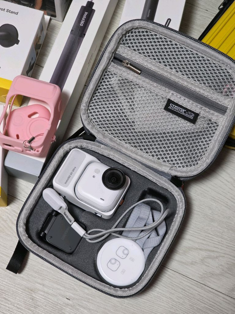 인스타360 GO Ultra 크리에이터 번들 || 스노우 화이트 이미지