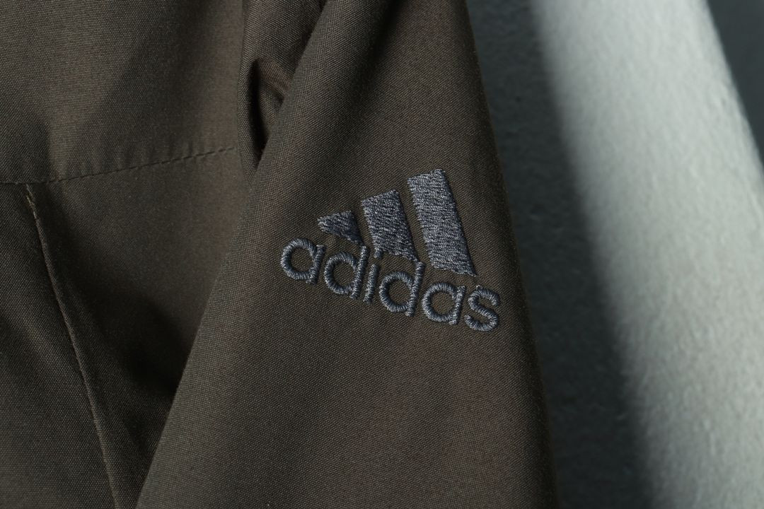 (M) 아디다스 패딩 점퍼자켓 야상 경량 카키 이미지