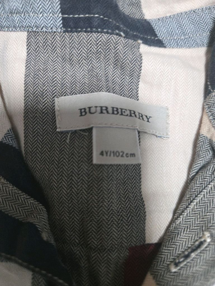 아동 100호 4살 버버리 키즈 정품 퀄팅 경량점퍼 셔츠 일괄--4