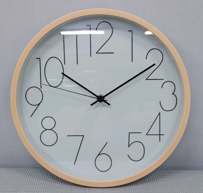 [새제품-무료배송] 예쁜 무소음(저소음) 지름 30cm 벽시계 2개 이미지