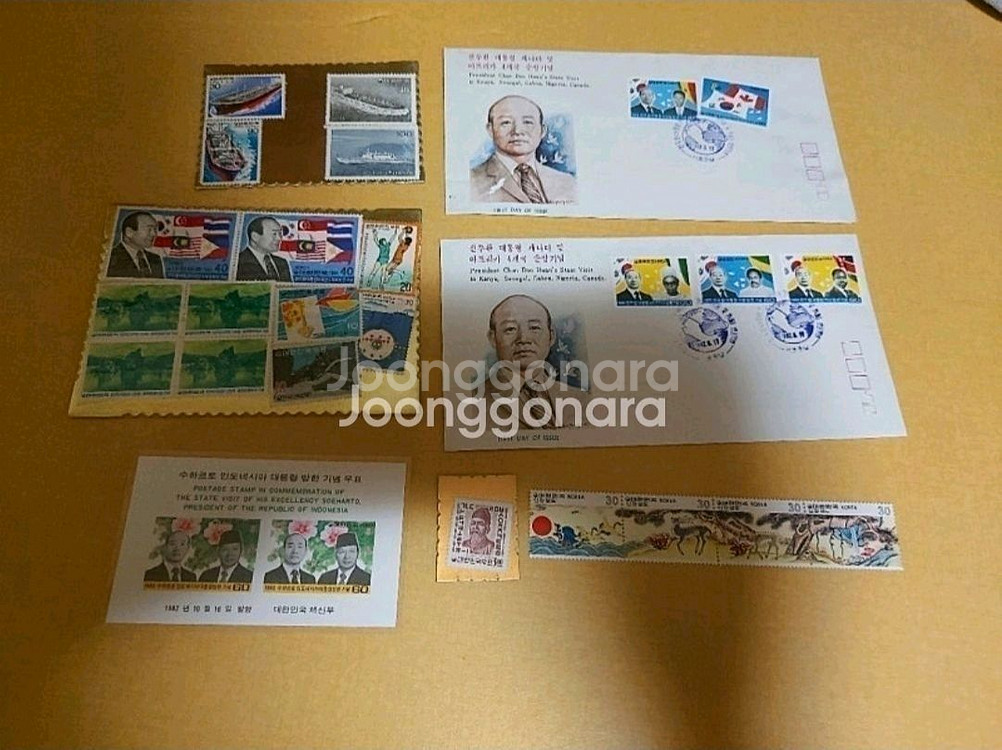 오래된 우표, 옛날 우표, 옛우표 (전두환 대통령)--3