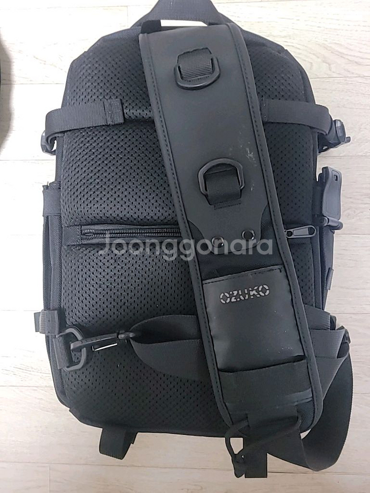 [ 상태최상_대용량 블랙메신져백 / 다용도힙색 / 등산가방 / 출퇴근가방 저렴히 판매 ]--2