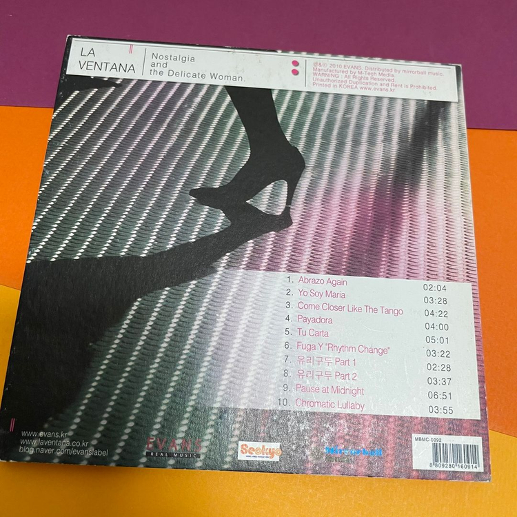 [중고음반/CD] 라 벤타나 La Ventana 2집 Nostalgia and the Delicate Woman 이미지