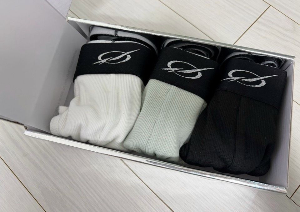 51퍼센트 베이직 로고 브리프 삼각팬티 3종세트 M--2