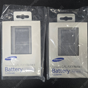 갤럭시 노트4 배터리 미개봉 (EB-BN910BBK)