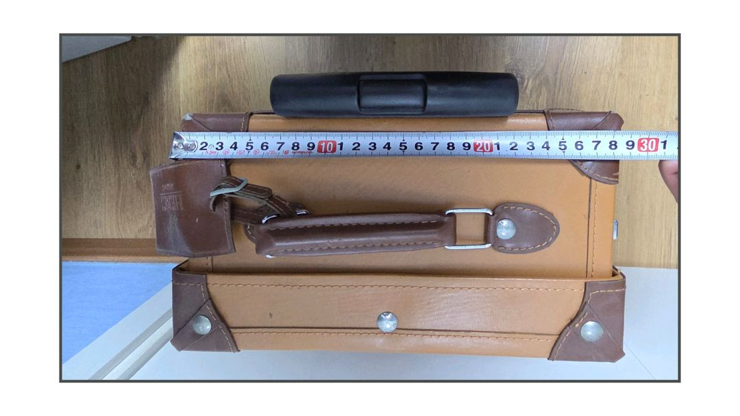 Hebes London 수트케이스 여행가방 케리어 브라운--7