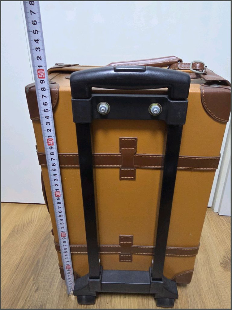 Hebes London 수트케이스 여행가방 케리어 브라운--9