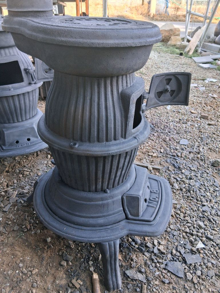 주물 땅콩난로73cm지름45cm 이미지