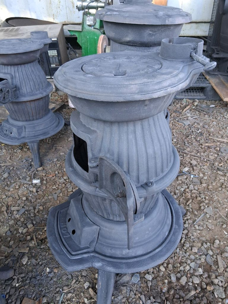 주물 땅콩난로73cm지름45cm 이미지