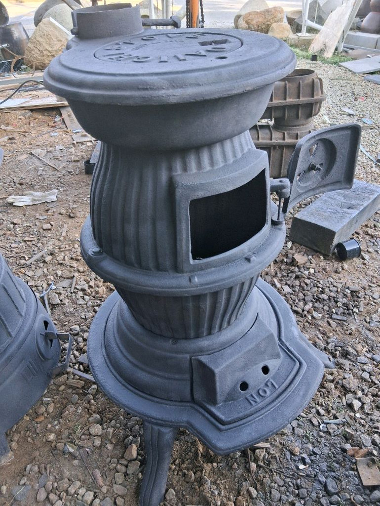 주물 땅콩난로73cm지름45cm 이미지