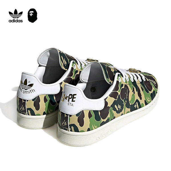 아디다스 X 베이프 / 스탠 스미스 / 그린 카모 (260) 이미지