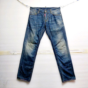 디스퀘어드 청바지46(32)빈티지 워싱 스판 이미지