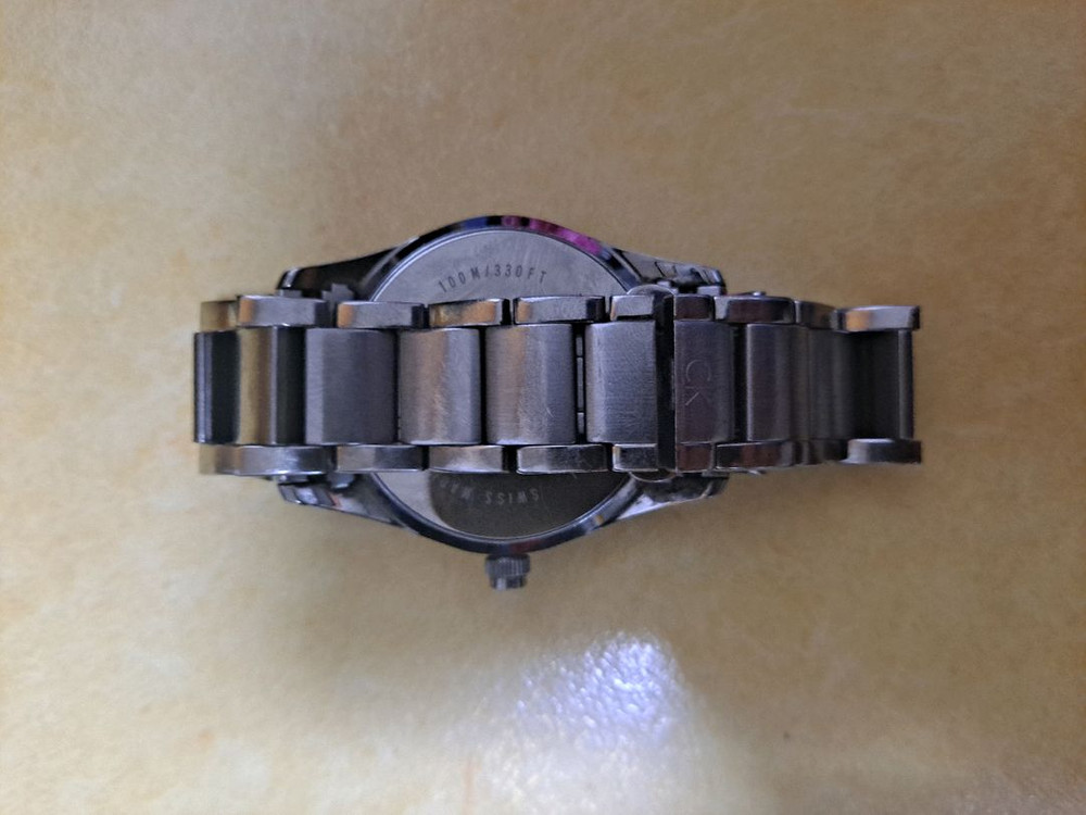 정품 빈티지 CK 메탈 시계 / 스위스 메이드 시계 이미지