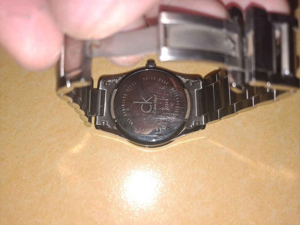 정품 빈티지 CK 메탈 시계 / 스위스 메이드 시계 이미지