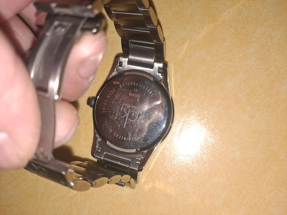 정품 빈티지 CK 메탈 시계 / 스위스 메이드 시계 이미지