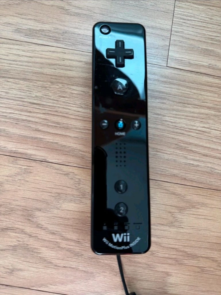 닌텐도위 Wii 모션플러스 리모컨 블랙 이미지