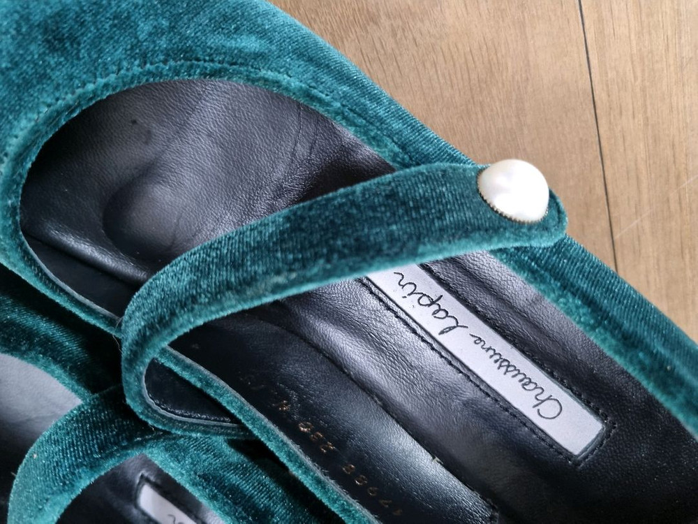 쇼쉬르라팡 벨벳 메리제인구두 230 이미지