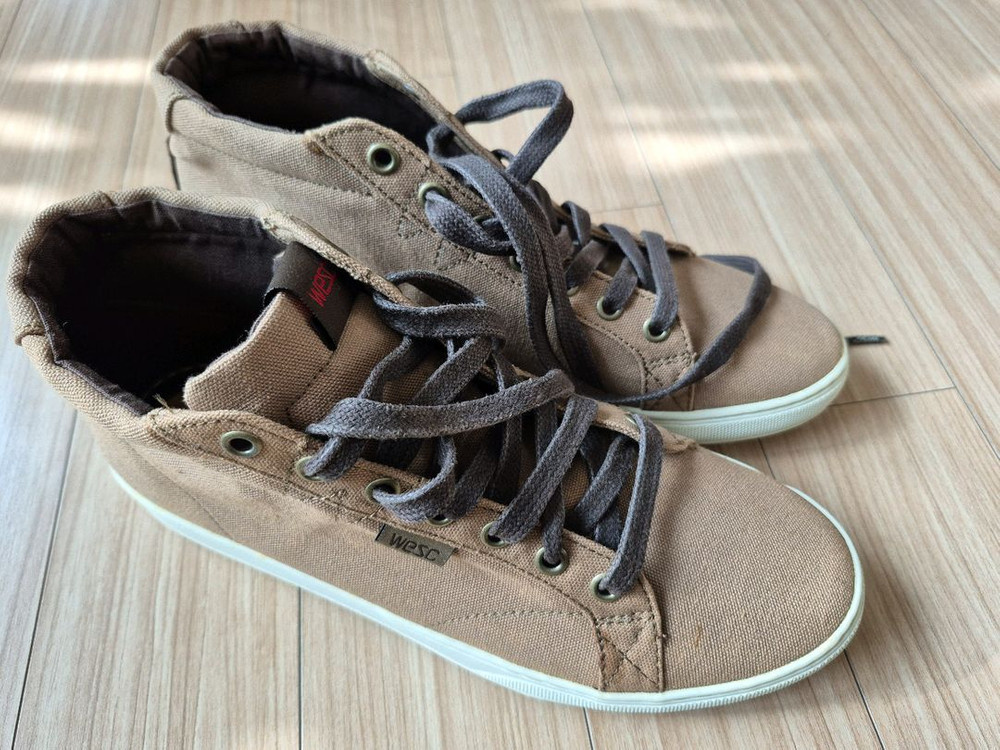 WESC CLOPTON MID TOP 하이탑 스니커즈 263mm--0