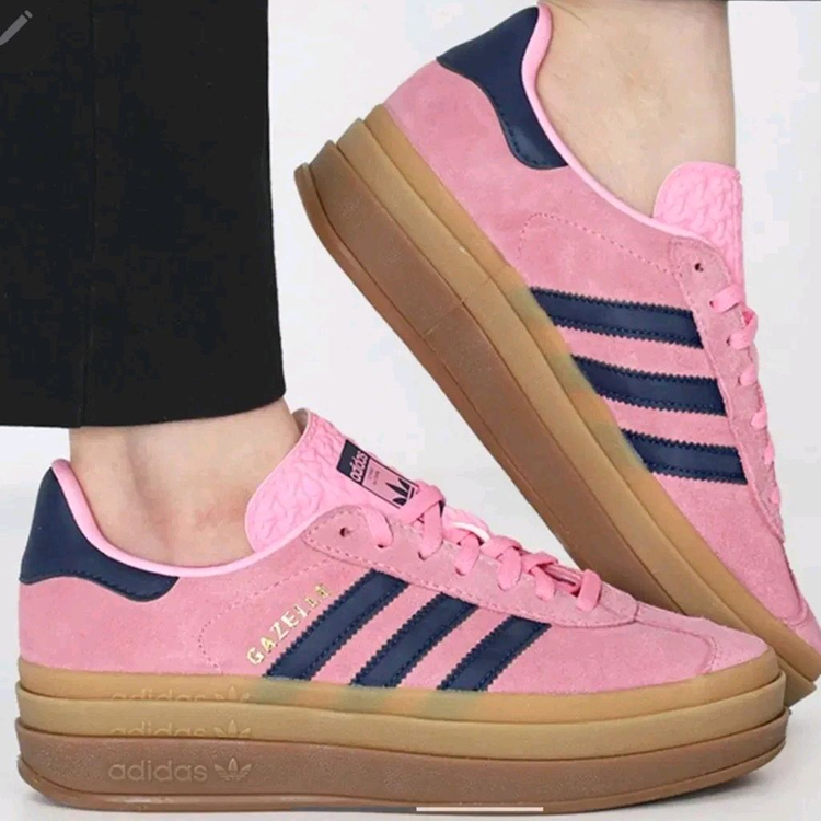 아디다스 가젤 스니커즈 핑크 230,235--0