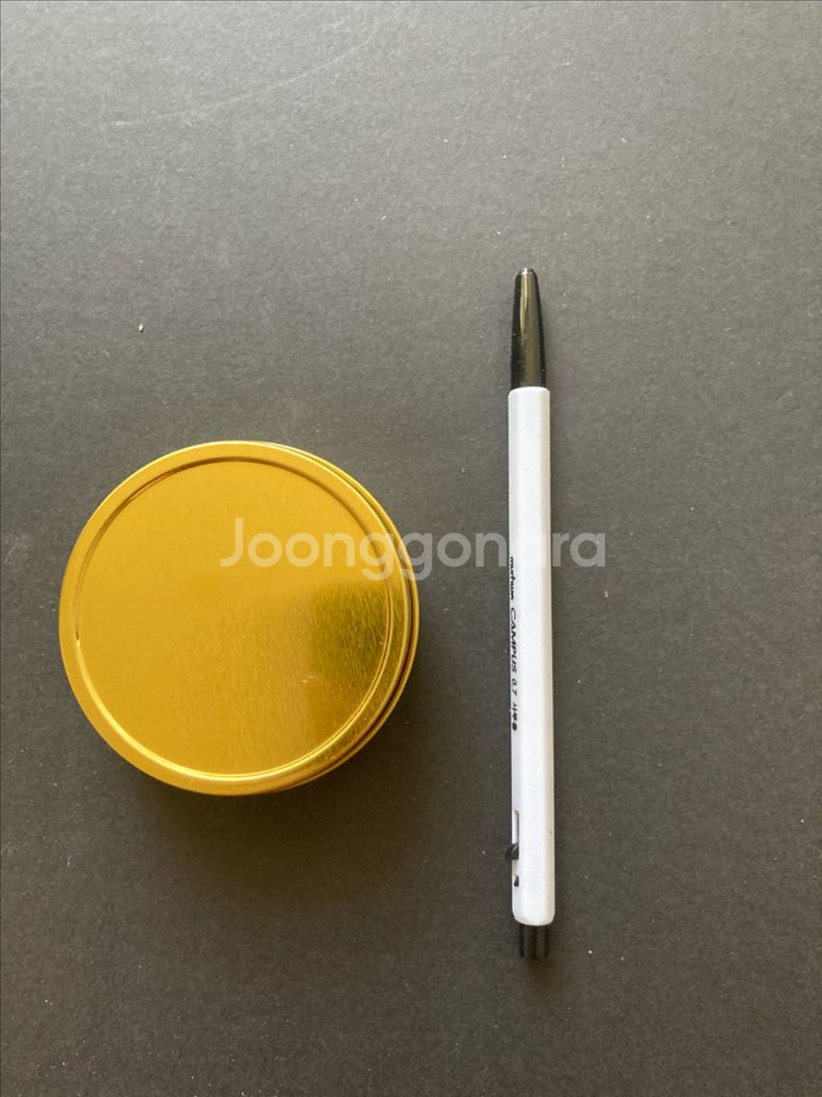 새상품) 골드 틴 케이스 금색 철 케이스 23개 일괄--1