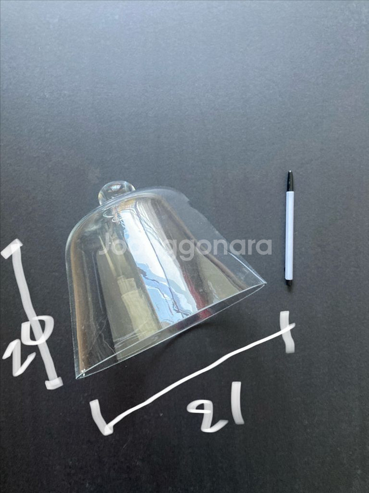 글래스 돔 유리 돔 캔들 커버 덮개 플랜테리어--1