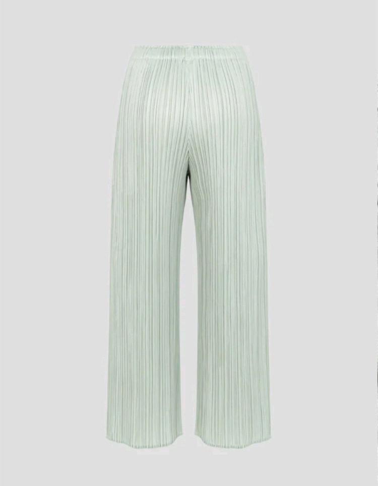이세이미야케 플리츠플리즈 바지 6월 먼슬리 팬츠 파스텔 그린 3사이즈--1