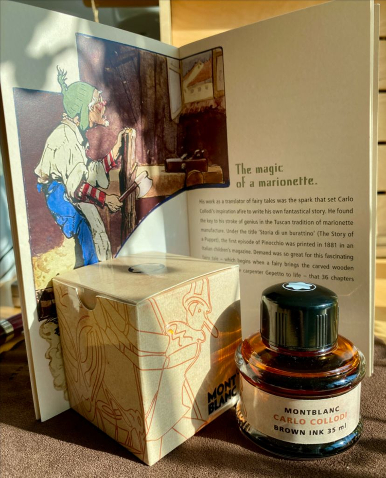몽블랑 카를로 콜로디 한정판 잉크 이미지