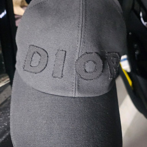디올 로고 캡 모자