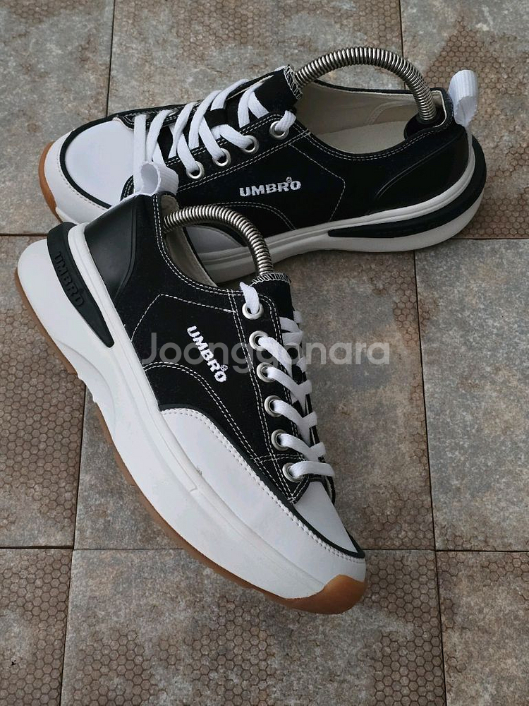 (245)엄브로 토비 c 블랙 스니커즈 운동화--5