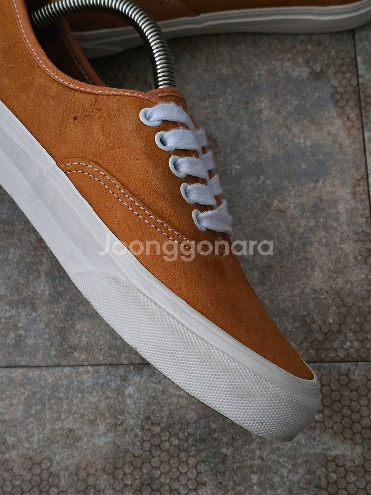 (245)반스 어센틱 피그 스웨이드 오렌지 스니커즈 운동화--4