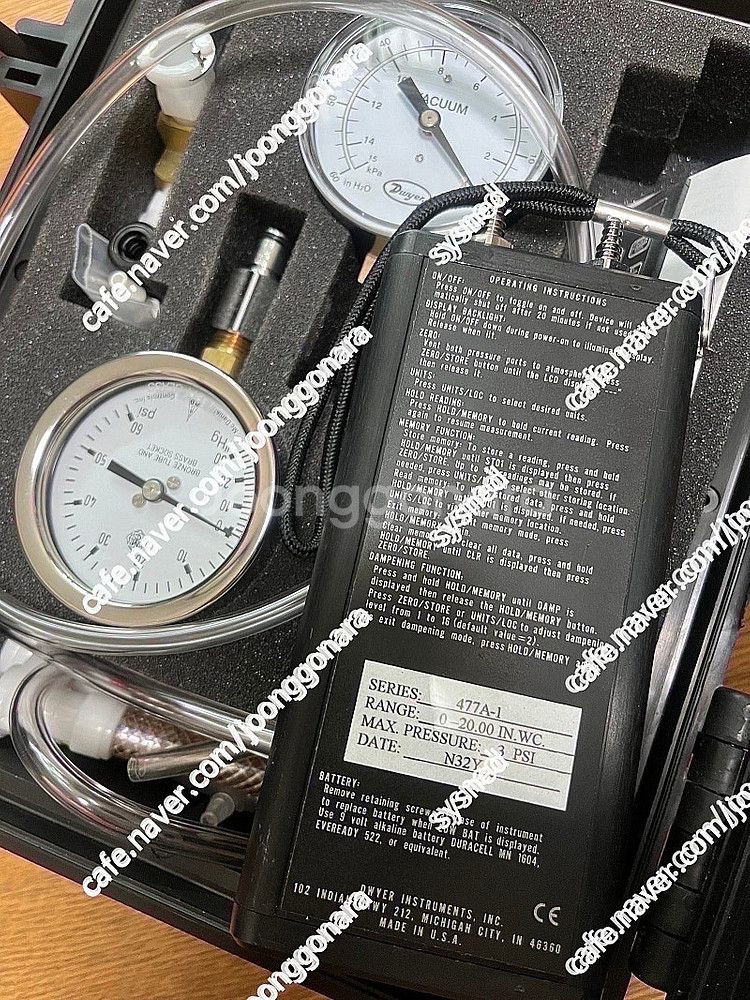 드와이어(dwyer)477a 차압계, 압력계, 압력게이지 이미지