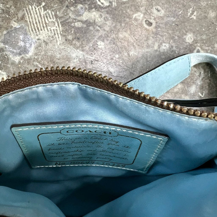 코치 시그니처 캔버스 크로스백 미니백 가방--2