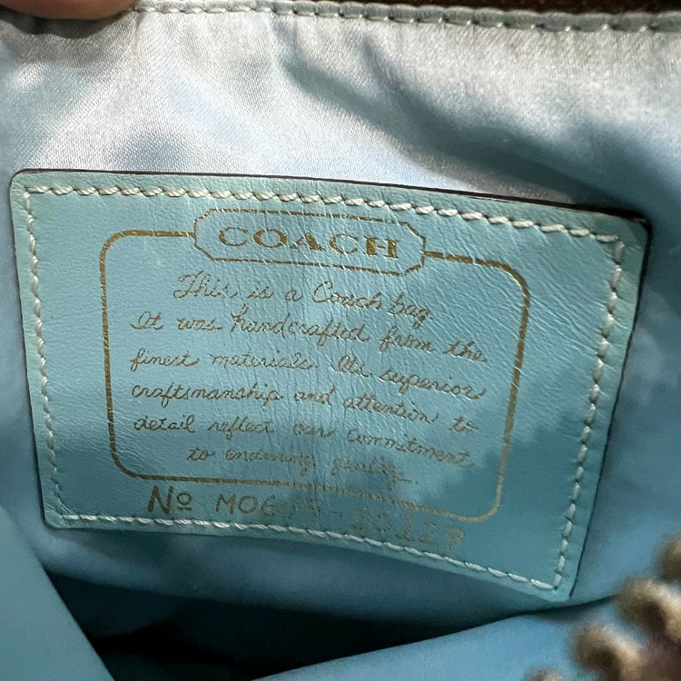 코치 시그니처 캔버스 크로스백 미니백 가방--3