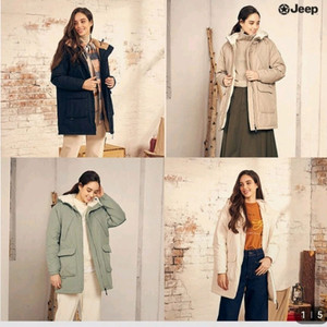 JEEP 여성 인퀼팅 퍼포먼스 다운 패딩