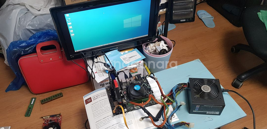 아수스 H110M-K (보드, 백패널X)--2