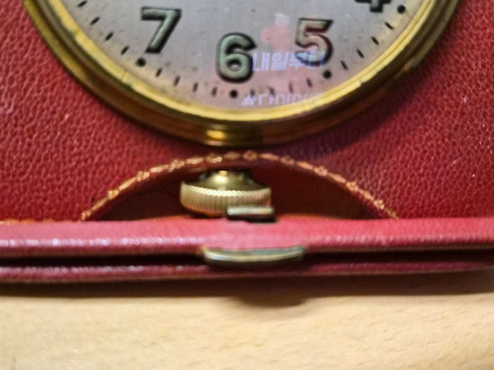 Waltham 8 Days 빈티지 탁상시계 이미지