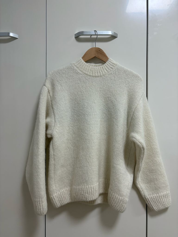 자크뮈스 르 파반 니트 백로고 니트--1