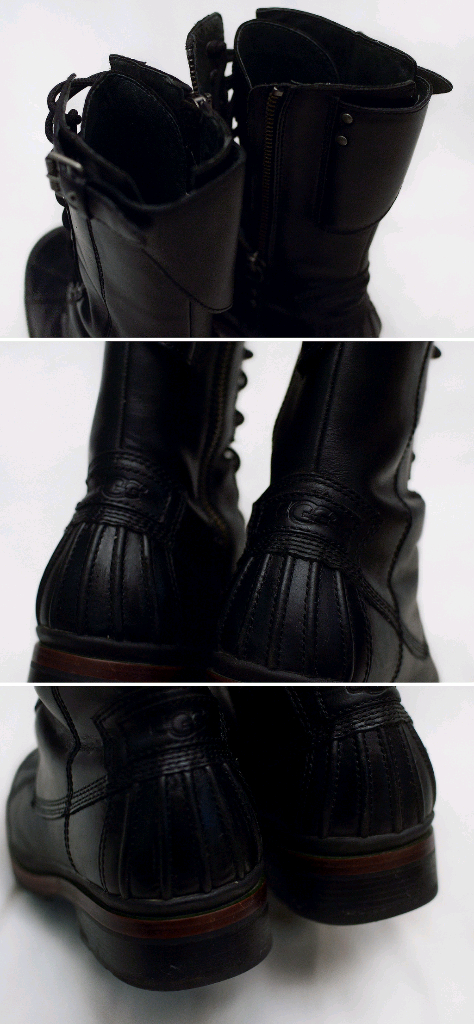 어그 (UGG) 리스 블랙 레더 라이더 방한부츠 (260-265)--4