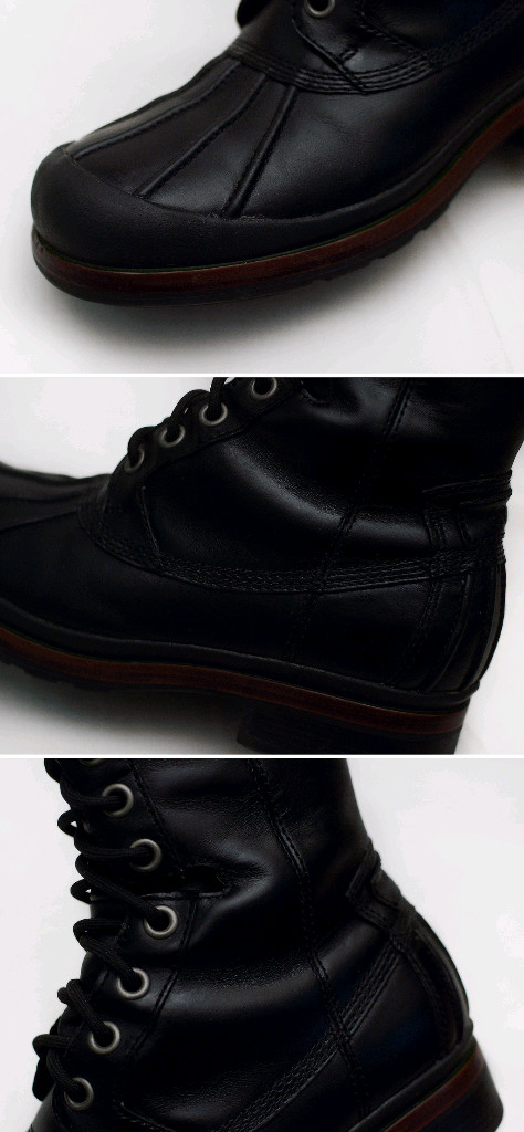 어그 (UGG) 리스 블랙 레더 라이더 방한부츠 (260-265)--5