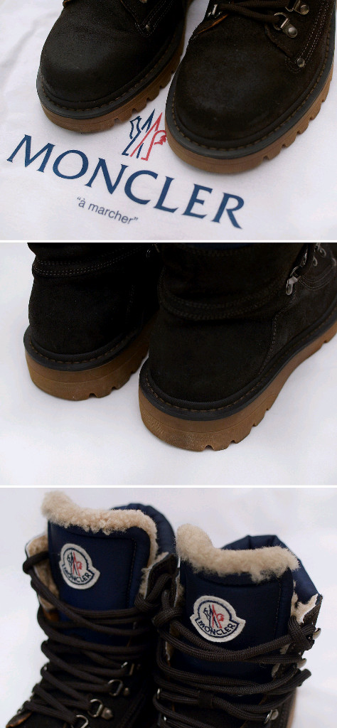 몽클레어 이지드 양모 시어링 가죽 방한부츠 (39 / 250-255)--3