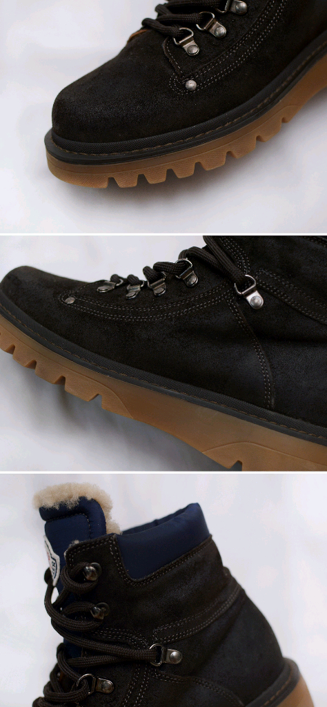 몽클레어 이지드 양모 시어링 가죽 방한부츠 (39 / 250-255)--5