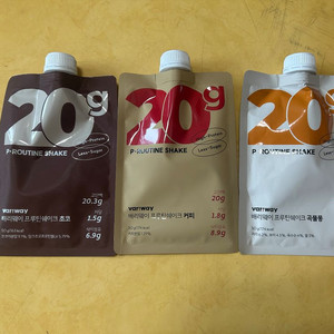 일괄) 배리웨이 쉐이크 초코+커피+곡물퐁
