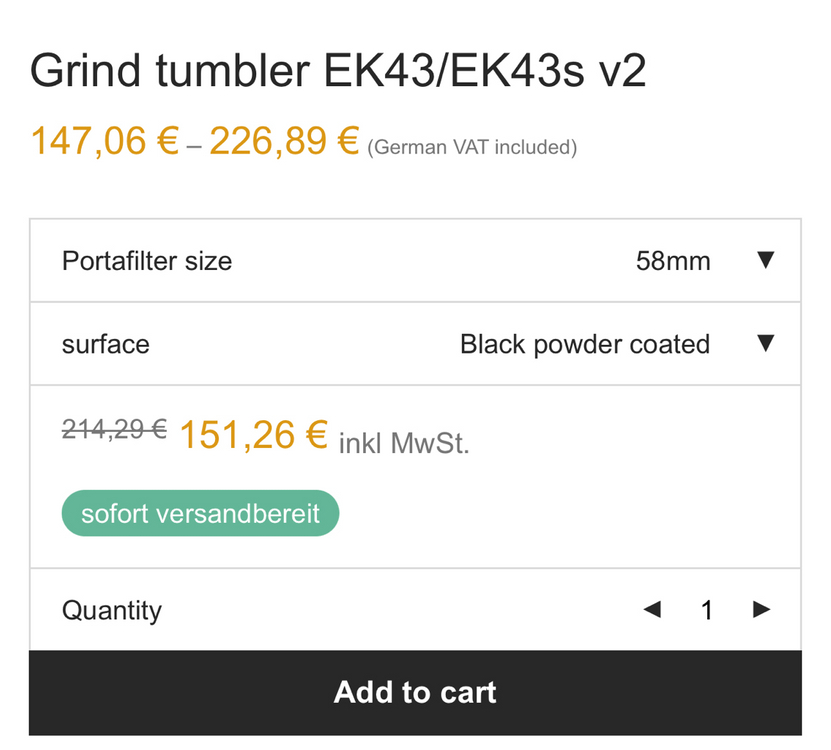 Grafikus 말코닉 EK43S 그라인드 텀블러--1