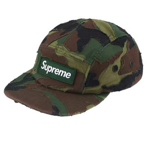 슈프림 레이어드 카모 캠프캡 우드랜드 카모 25SS