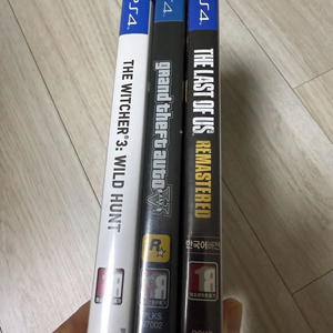 PS4 GTA5 + 라스트 오브 어스 + 위처3 게임 3종 세트 이미지